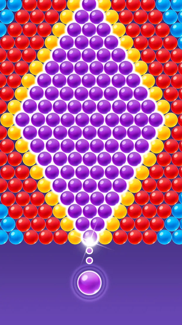 Στιγμιότυπο από το Bubble Shooter Original 2026 με ταμπλό φυσαλίδων